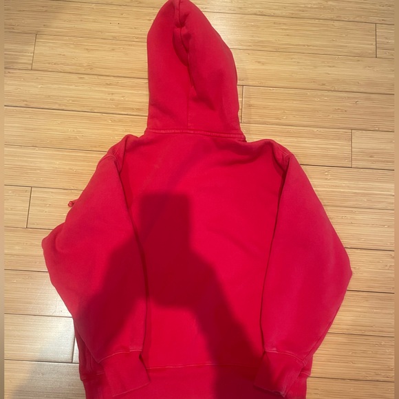 TNA Red Sweatfleece Zip Up Hoodie - Picture 3 of 3